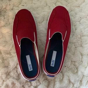 EUC Keds red slides 8
